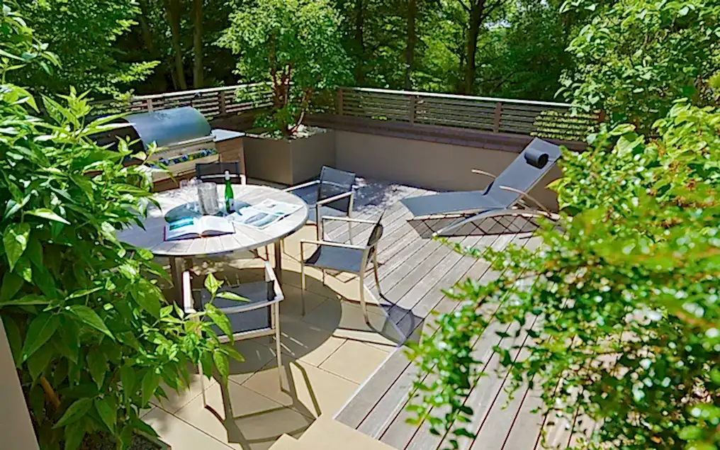 woodland roof terrace